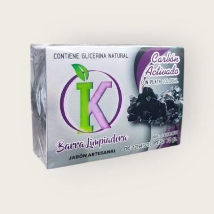 Barra Limpiadora Carbón Activado con Plata Coloidal 70 g